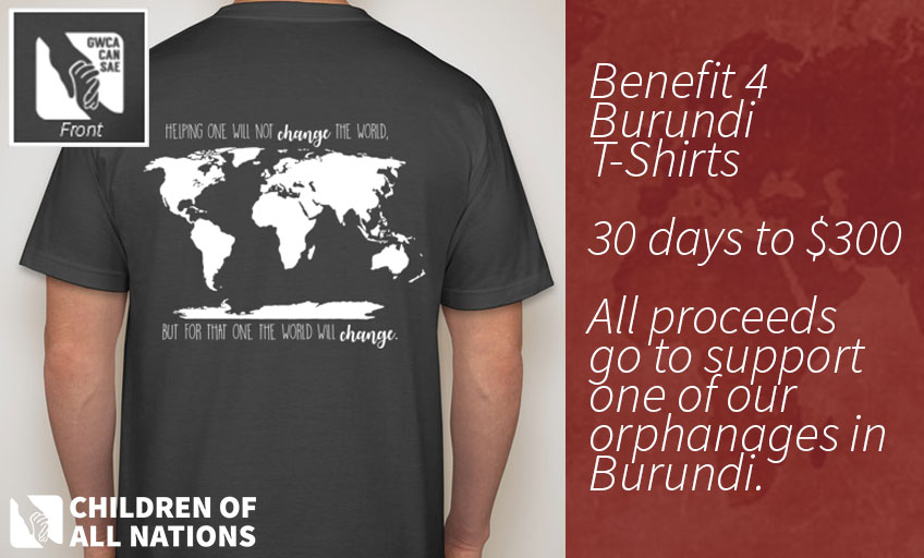 Benefit for Burundi T-Shirt